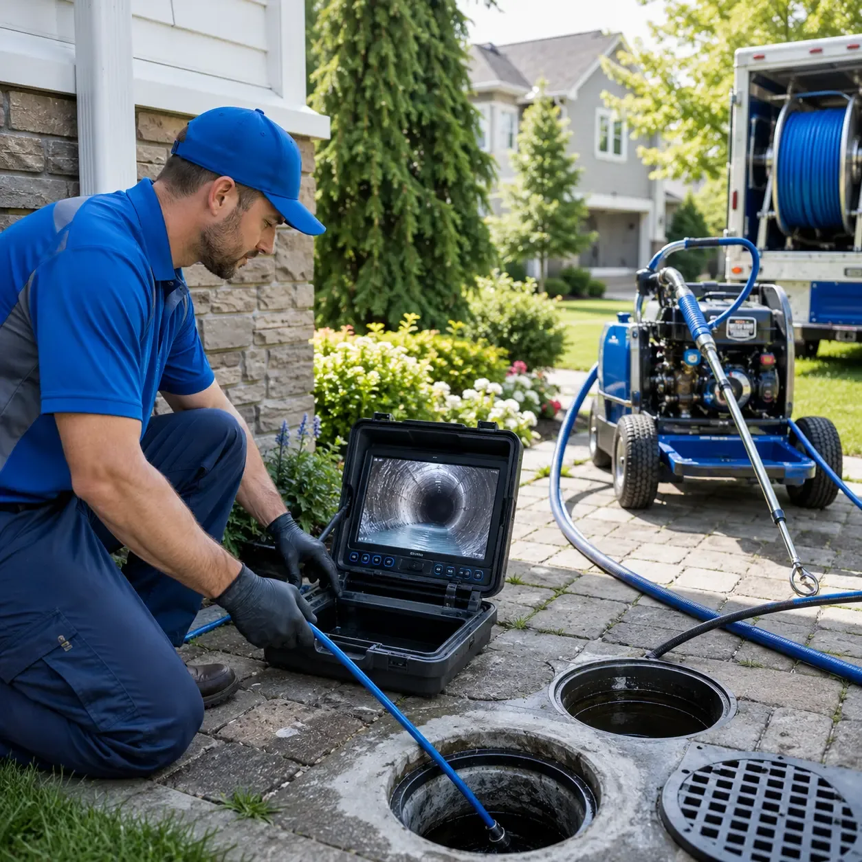 Outdoor drain cleaning professionals serving Odessa, NE